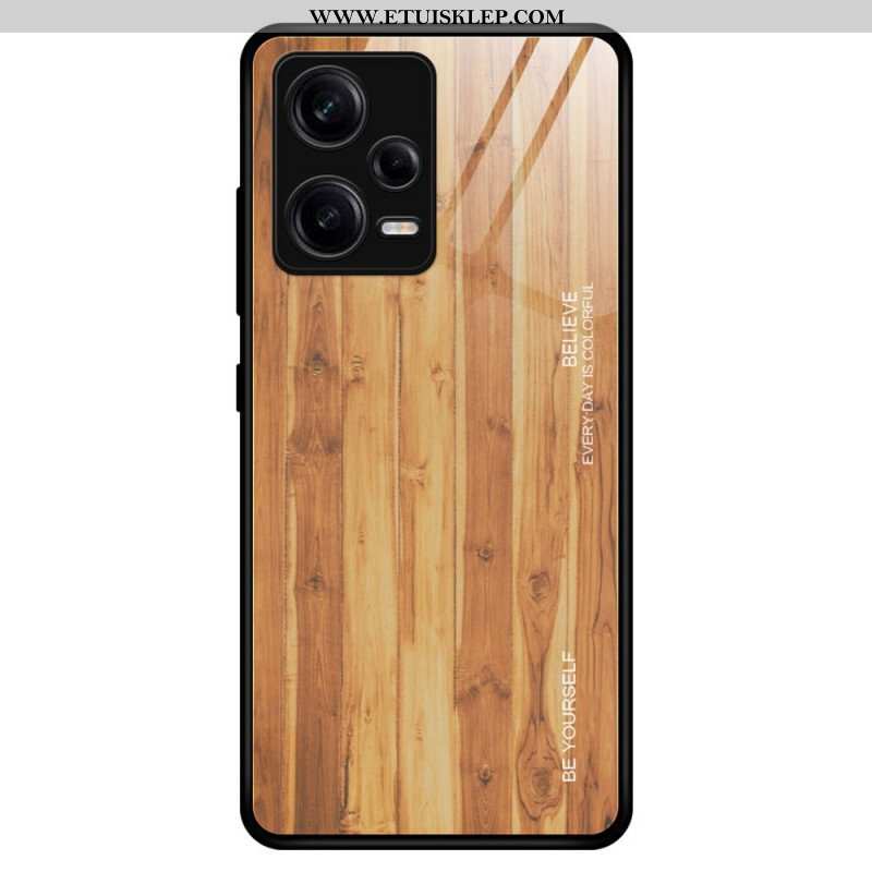 Futerały do Xiaomi Redmi Note 12 Pro Szkło Hartowane W Stylu Drewna